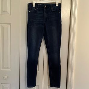 GAP Women's High Rise Jeans - Dark Blue